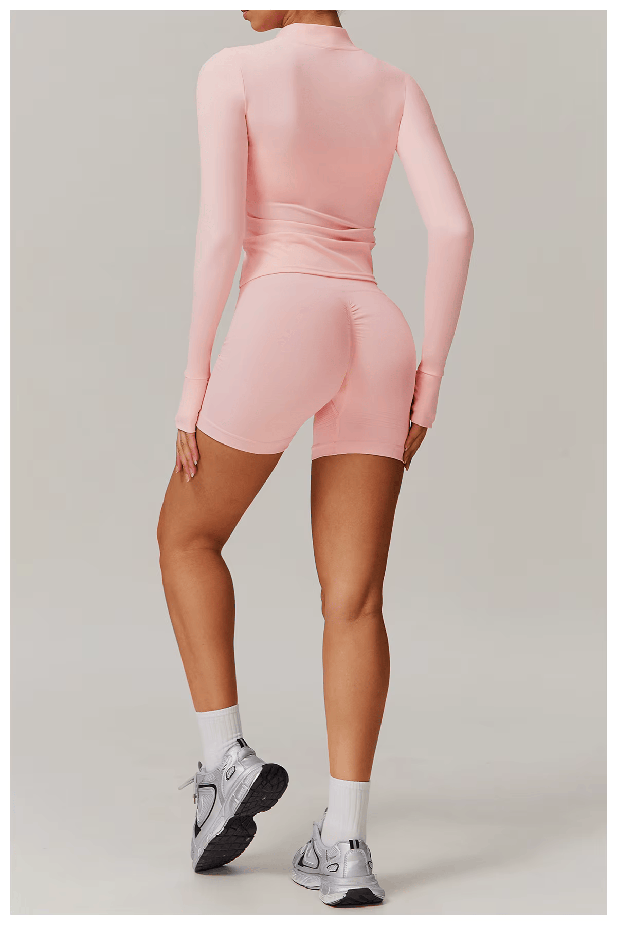 Yoga Long Sleeve Sports Jacket Women'S Zip Fitness Yoga Shirt Slim Fit Gym Top Activewear Running Coats Workout Cycling Clothes